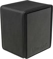 Ultra Pro Deck Box: Vivid - Black (Alcove Flip) 100+ UPR15928